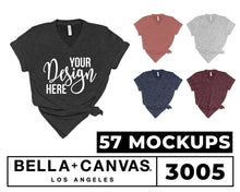 Load image into Gallery viewer, Bella Canvas 3005, All Colors 57 Mockups
