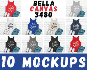 Bella Canvas 3480 10 Mockups