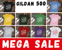 Load image into Gallery viewer, BUNDLE 156 Mockups Gildan 5000 Unisex Tshirt Multi Colors
