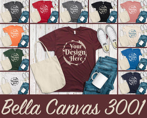 Huge Bundle T-Shirt Mockup - Bella Canvas 400+
