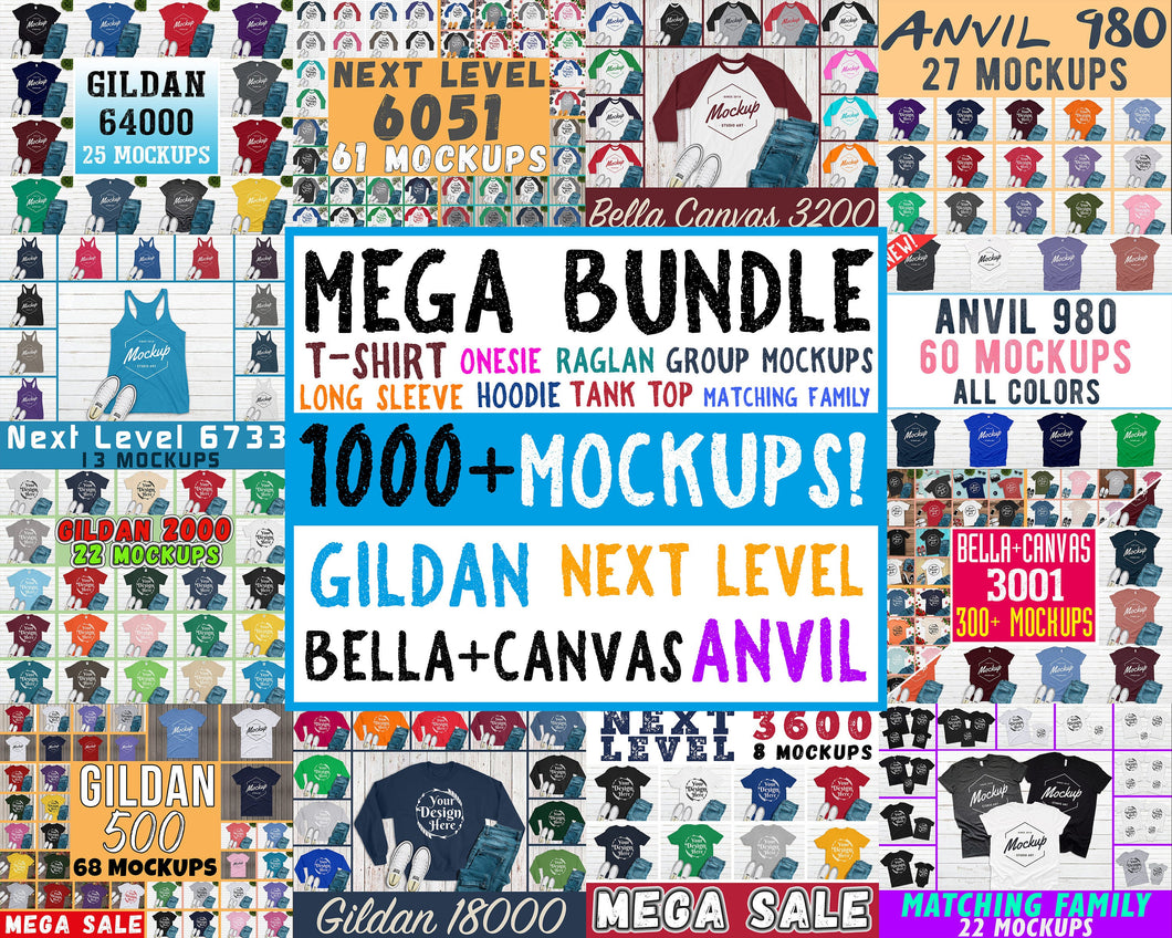 Huge Bundle 1000+ Mockups