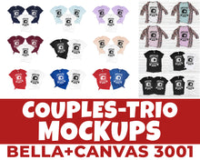 Load image into Gallery viewer, Bundle 28 Mockups, Bella Canvas 3001 T-shirt Mockup
