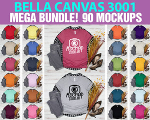 Bella Canvas 3001 - 95 Colors - Fall Edition