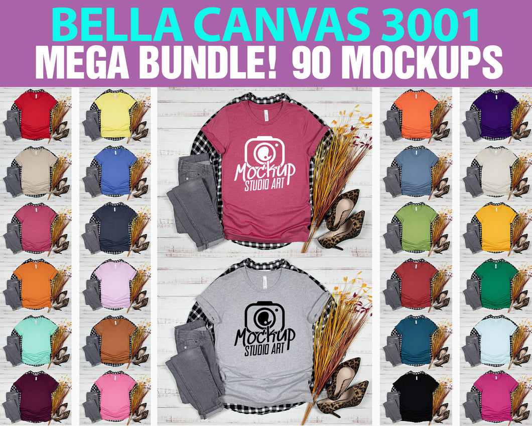Bella Canvas 3001 - 95 Colors - Fall Edition