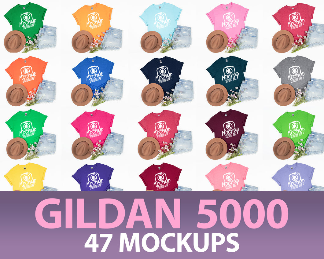 Gildan 2000/5000 - 47 Colors - Fall