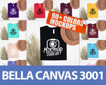 Load image into Gallery viewer, Bella Canvas 3001 - 95 colors - Folded
