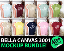 Load image into Gallery viewer, Bella Canvas 3001 - 40+ Women&#39;s Mockups
